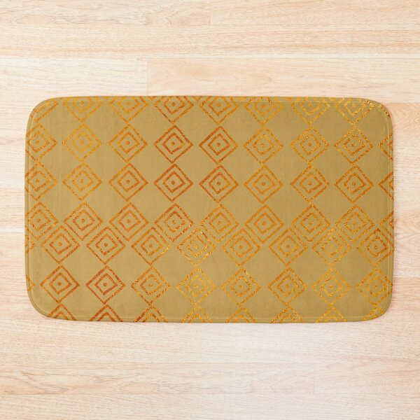 Item preview, Golden Fall Aztec Geometric Pattern designed and sold by bowsbotanicals.