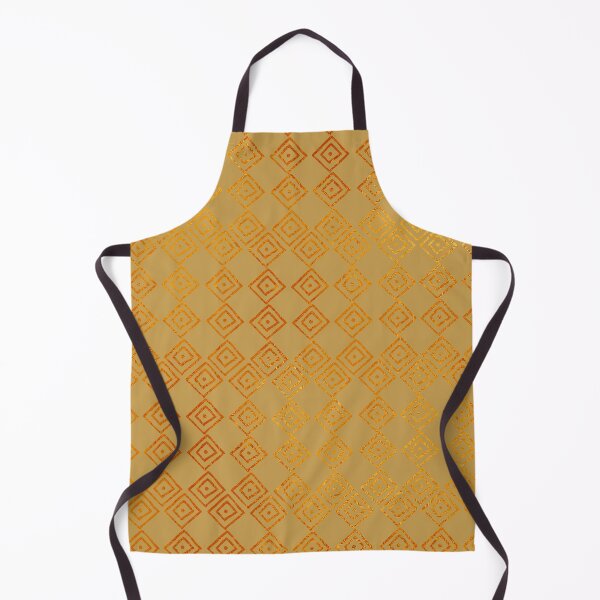 Item preview, Golden Fall Aztec Geometric Pattern designed and sold by bowsbotanicals.