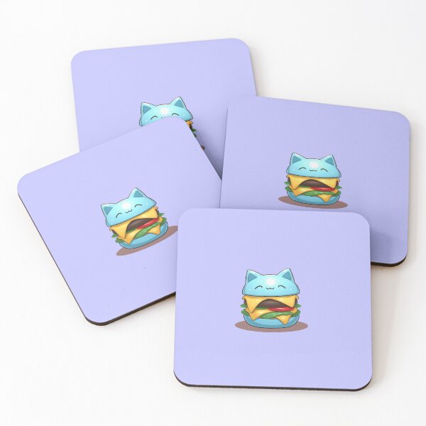 Item preview, Adorable Blue Catburger with Shadow designed and sold by blugost.