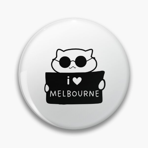 Item preview, I LOVE MELBOURNE | Cute Cat Illustration | Handwritten-style Font designed and sold by RM-Journey.