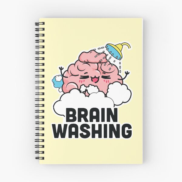Item preview, Brain Washing Pun Cartoon Design - Clean Your Mind with a Smile! designed and sold by hitechmom.