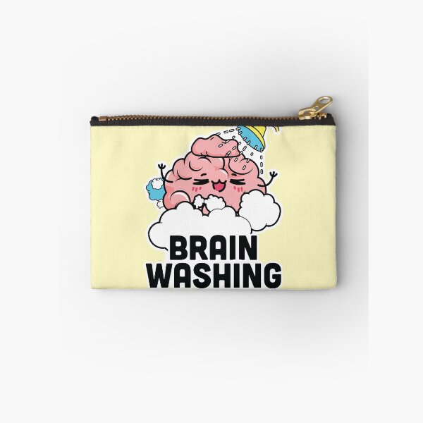 Item preview, Brain Washing Pun Cartoon Design - Clean Your Mind with a Smile! designed and sold by hitechmom.