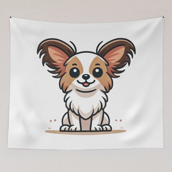 Item preview, Cute Papillon Dog for Papillon Lovers designed and sold by NoelaniArt.