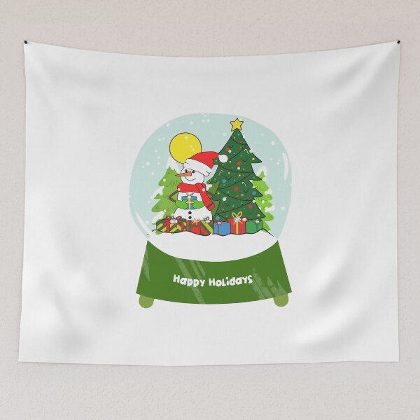 Item preview, Christmas Snowman Snowglobe  designed and sold by Sartoris Art.