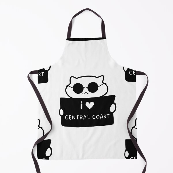 Item preview, I LOVE CENTRAL COAST | Cute Cat Illustration | Handwritten-style Font designed and sold by RM-Journey.