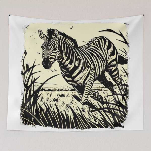 Item preview, Zebra Wonderland: Black and White Elegance designed and sold by WildlifeSafari.
