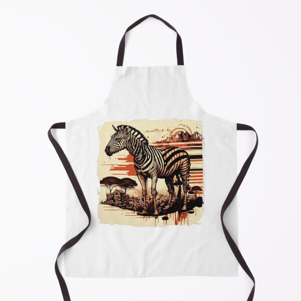 Item preview, Zebra's Grace: A Monochrome Masterpiece designed and sold by WildlifeSafari.