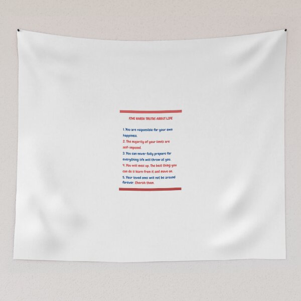 Item preview, Five Harsh Truths About Life designed and sold by JoezPlace.