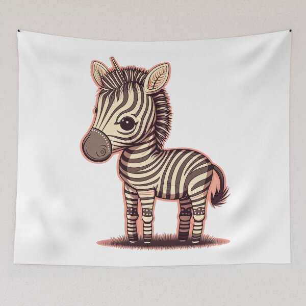 Item preview, Kawaii Zebra designed and sold by WildlifeSafari.