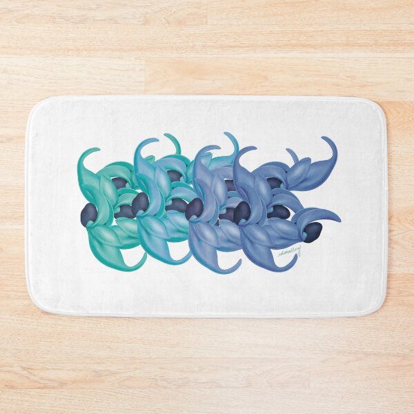 Item preview, Blue Jade Color Changing Flowers, Hand Illustrated designed and sold by Idimedley.