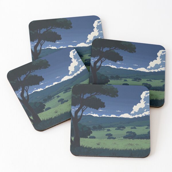 Item preview, Guinea landscape | Anime style designed and sold by ComicsFactory.