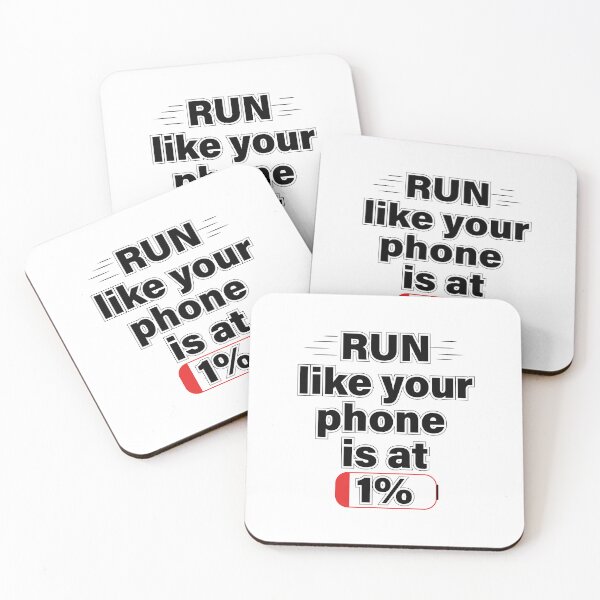 Item preview, Run like your phone is at 1% designed and sold by designsoftinaa.