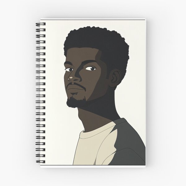 Item preview, Guinean man, portrait | Anime style designed and sold by ComicsFactory.