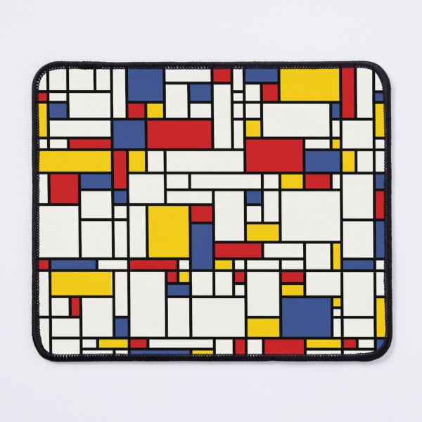 Item preview, Piet Mondrian Abstract Pop Art 1960s Red Blue Yellow Rectangles designed and sold by Draculaura2009.