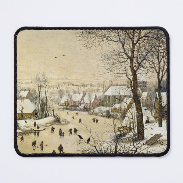 Item preview, Winter landscape with skaters and bird designed and sold by frederic Lecut.