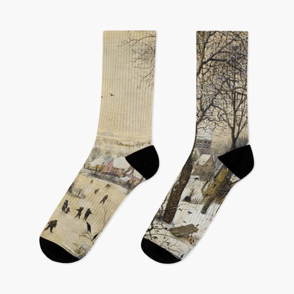 Item preview, Winter landscape with skaters and bird designed and sold by frederic Lecut.
