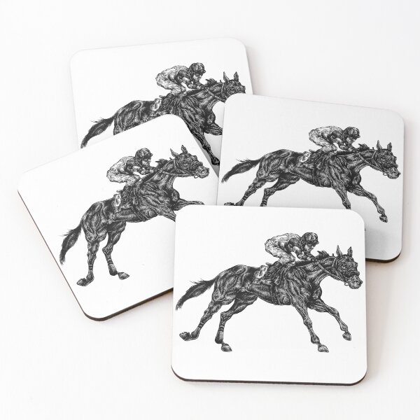 Item preview, Adare Manor racehorse designed and sold by Carmen Jimenez.