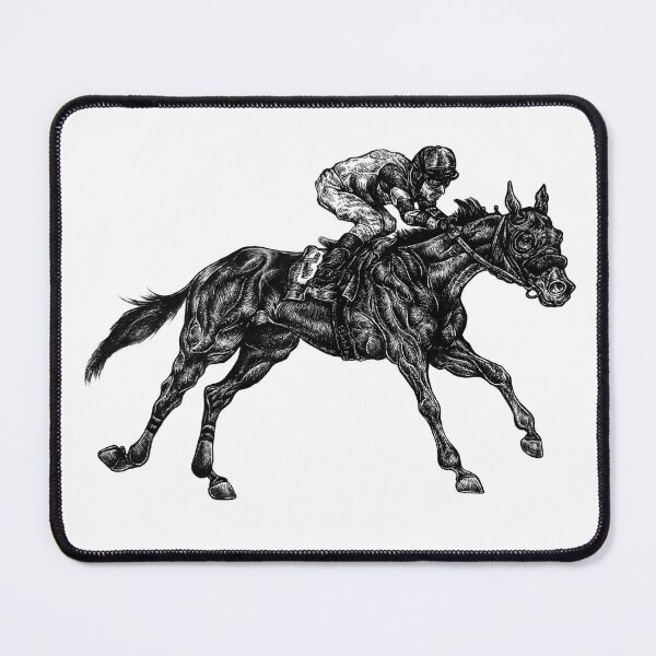 Item preview, Adare Manor racehorse designed and sold by Carmen Jimenez.