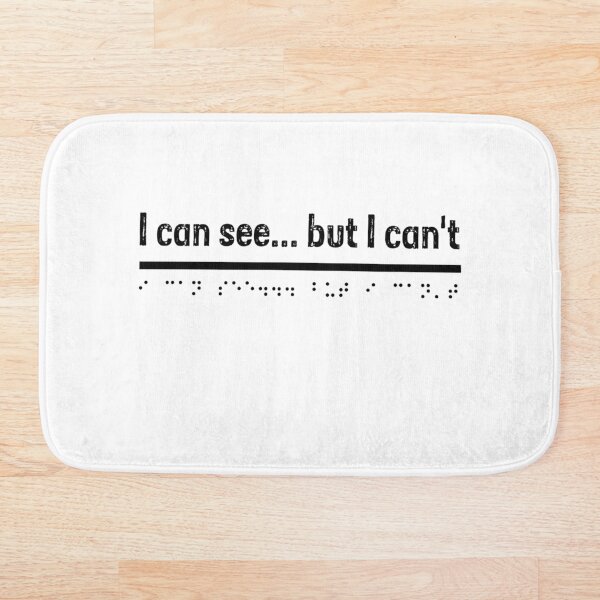 Item preview, I can see... but I can't - Black designed and sold by Bad Zombie .