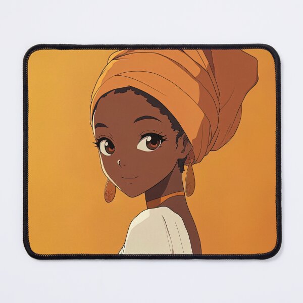 Item preview, Guinean woman | Anime style designed and sold by ComicsFactory.