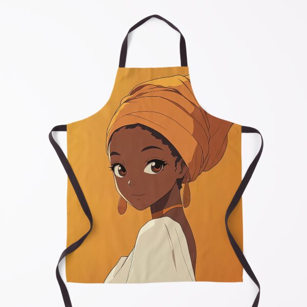 Item preview, Guinean woman | Anime style designed and sold by ComicsFactory.