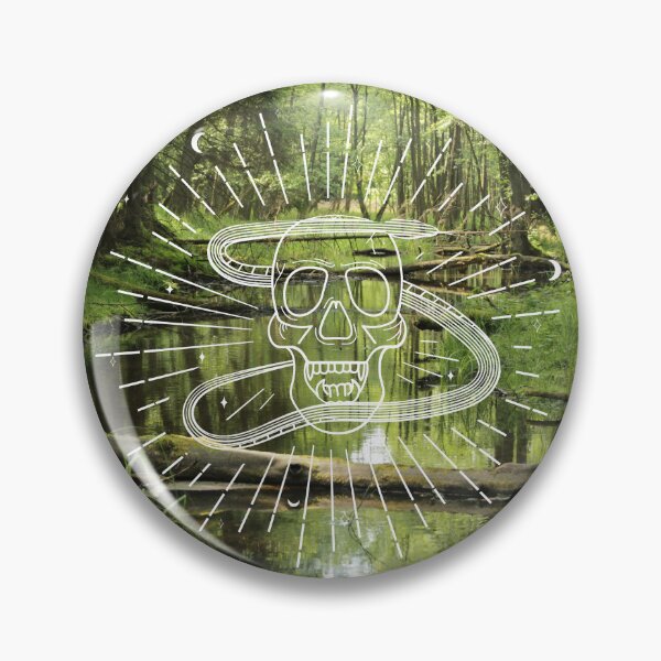 Artikelvorschau, Totenkopf Schlange Dunkler Wald Sumpf entworfen und verkauft von WildWoodlandWitch.