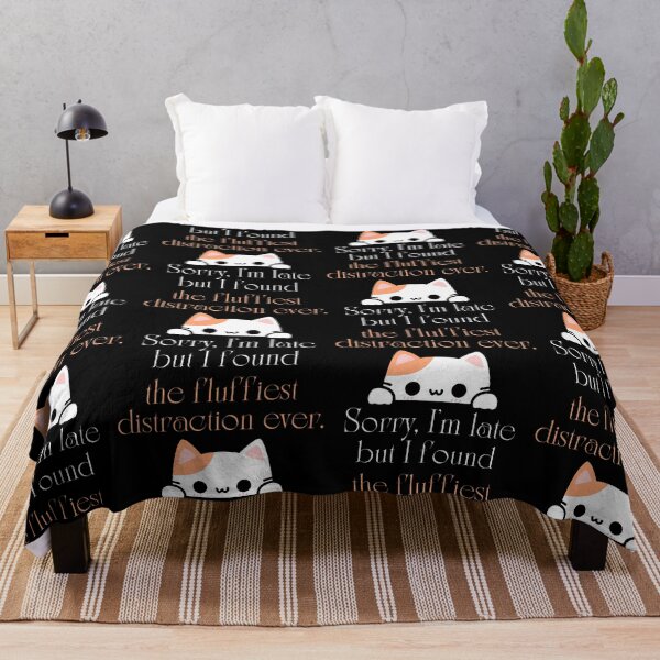 Artikelvorschau, Abgelenkt durch Katzen, die flauschigste Ablenkung aller Zeiten. entworfen und verkauft von DreamVibeShirt.