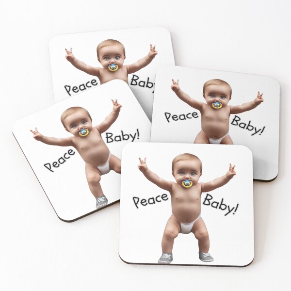 Item preview, Peace baby! designed and sold by CuteAIstore.