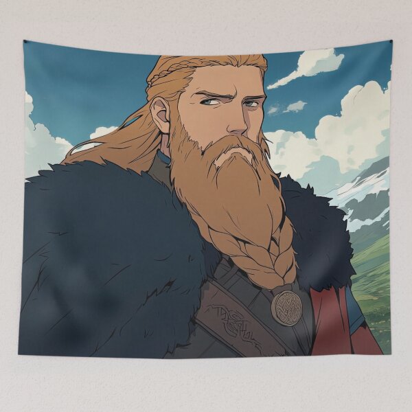 Item preview, Gunnar Hámundarson, Norse mythology | Anime style designed and sold by ComicsFactory.