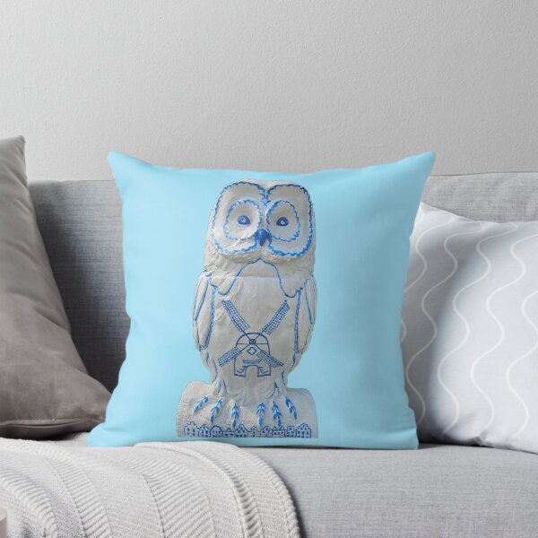 Item preview, Blue Cottage Owl designed and sold by Tbyrdie.