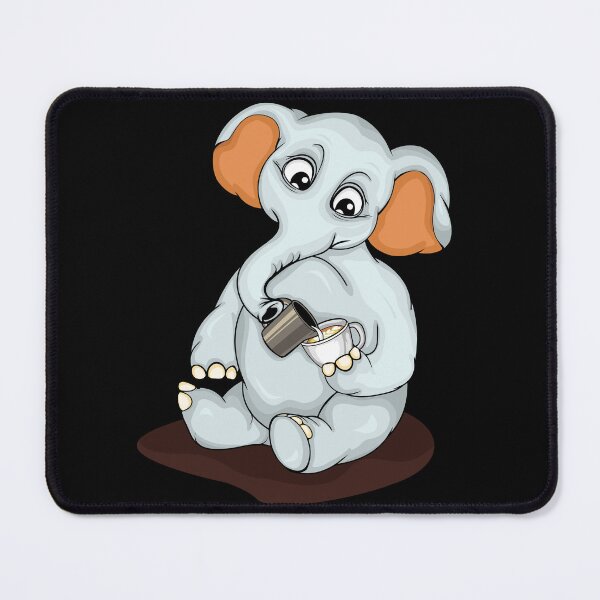 Item preview, Cute Elephant Pouring Latte Art Coffee Lover Barista designed and sold by DSWShirts.