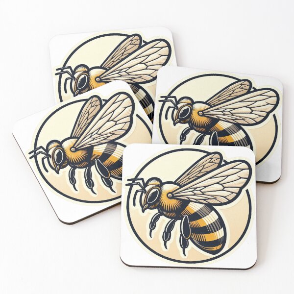 Item preview, Bee Illustration - Busy and Beautiful Nature Art designed and sold by tCreative150.