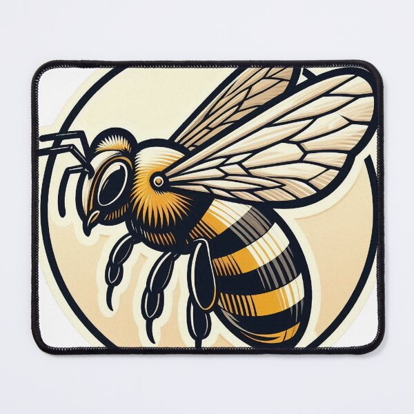 Item preview, Bee Illustration - Busy and Beautiful Nature Art designed and sold by tCreative150.
