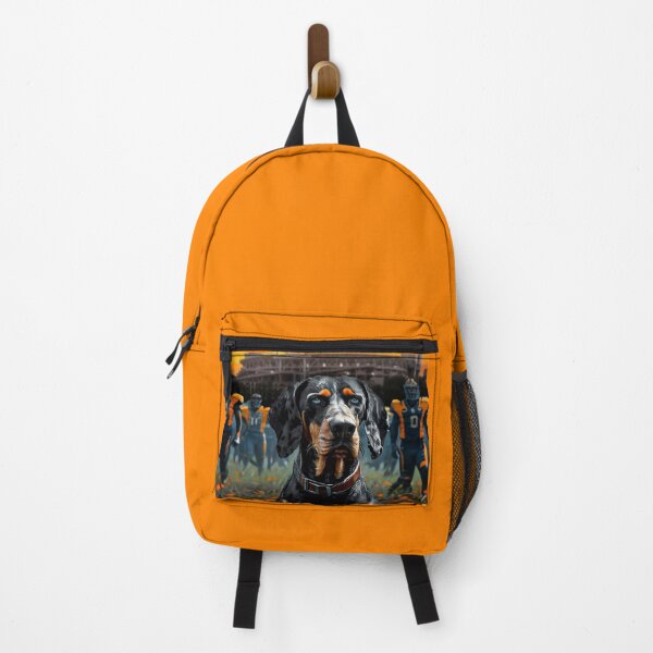 Item preview, BIG ORANGE BACKYARD - BLUETICK ON THE GUARD designed and sold by Pickle Wicked Designs.