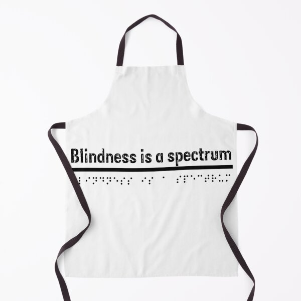 Item preview, Blindness is a spectrum - Black designed and sold by Bad Zombie .