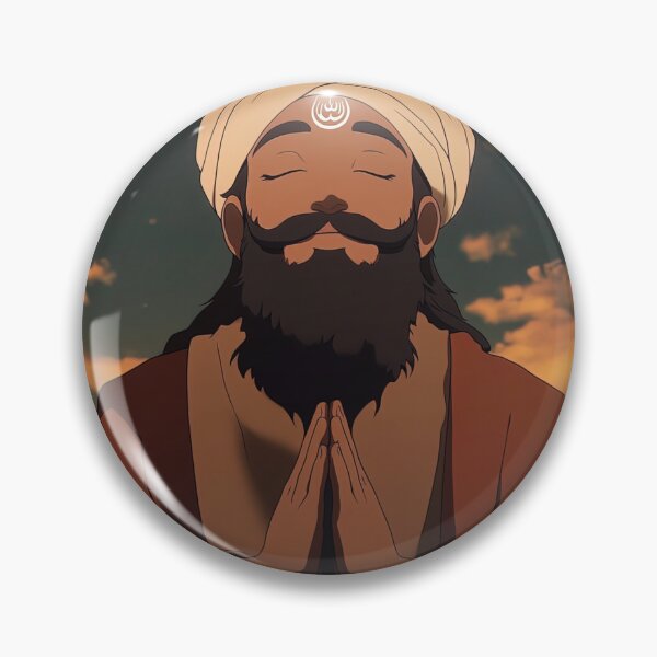 Item preview, Guru Nanak | Anime style designed and sold by ComicsFactory.