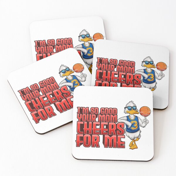 Item preview, Your Mom Cheers for Me - Basketball designed and sold by DubDuckSports.