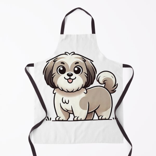 Item preview, Cute Lhasa Apso Dog designed and sold by NoelaniArt.
