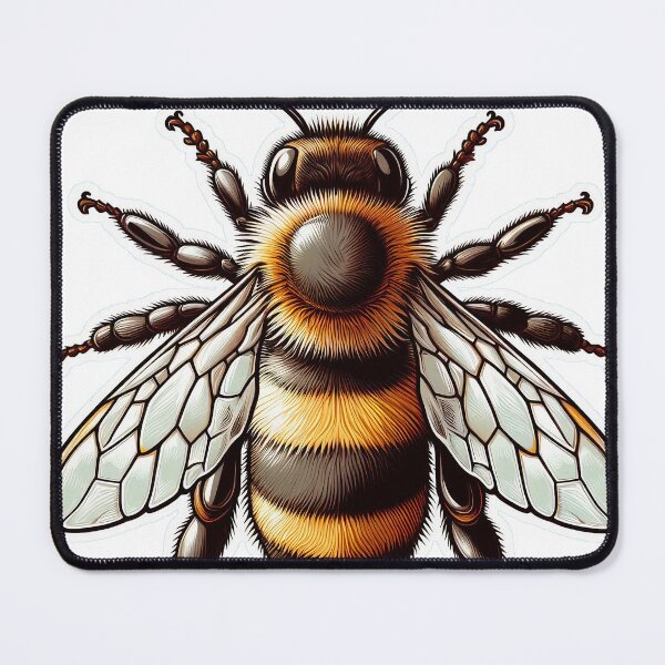 Item preview, Bee Illustration - Busy and Beautiful Nature Art designed and sold by tCreative150.