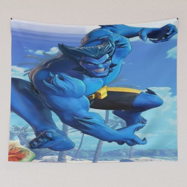 Item preview, Blue Hero: Epic Fan Design designed and sold by MosaicMagic.