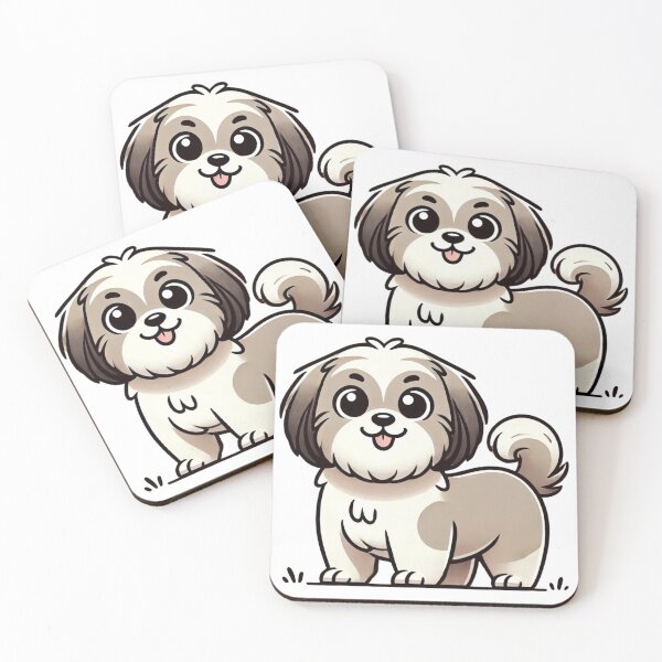 Item preview, Cute Lhasa Apso Dog designed and sold by NoelaniArt.