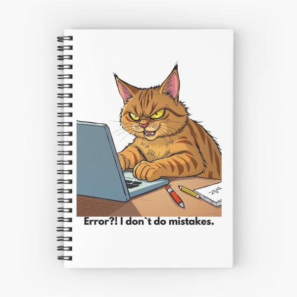 Item preview, working cat angry at a laptop designed and sold by GinnyGi.