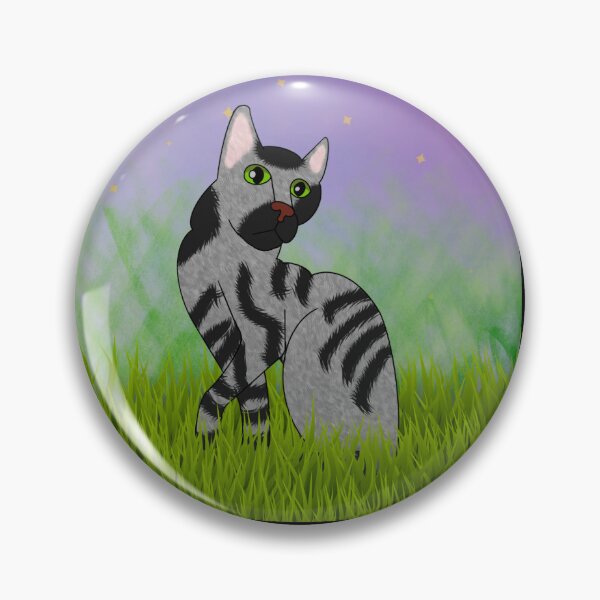 Item preview, Back Facing Gray Kitty In Da Grass designed and sold by mizdarknezz3.