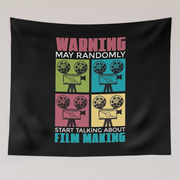 Item preview, Filmmaking Warning May Randomly Start Film Cinema designed and sold by tshirtconcepts.