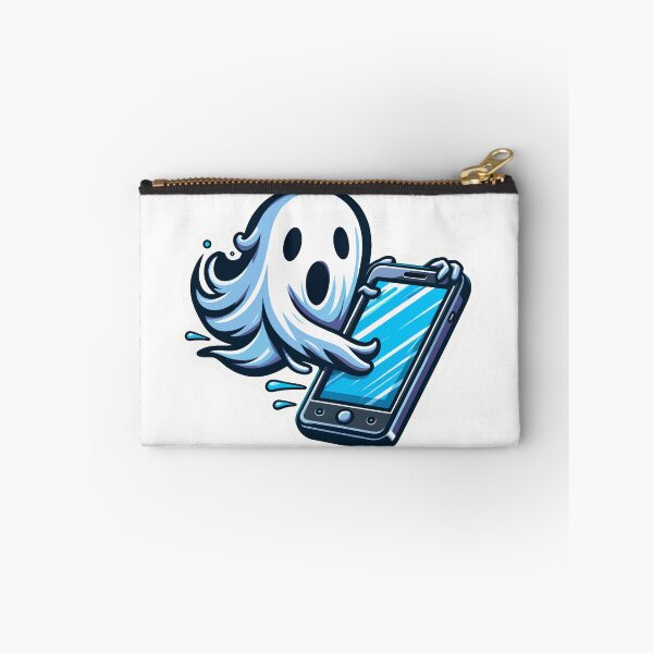 Item preview, Haunted by Tech - Ghost Using Smartphone designed and sold by tCreative150.