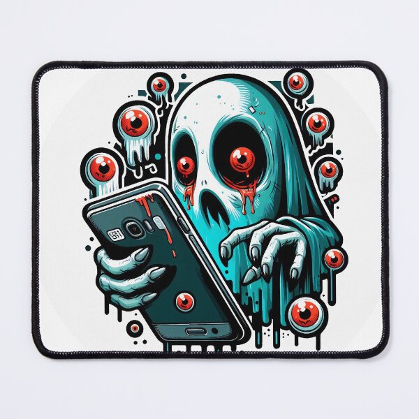 Item preview, Spooky Ghost Texting - Modern Paranormal Art designed and sold by tCreative150.