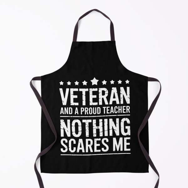 Item preview, Veteran and Proud Teacher - Nothing Scares Me designed and sold by Serbin.