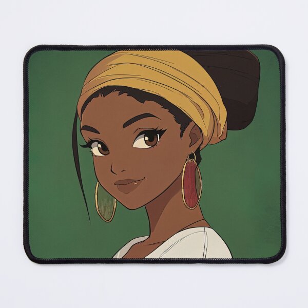 Item preview, Guyanian woman | Anime style designed and sold by ComicsFactory.