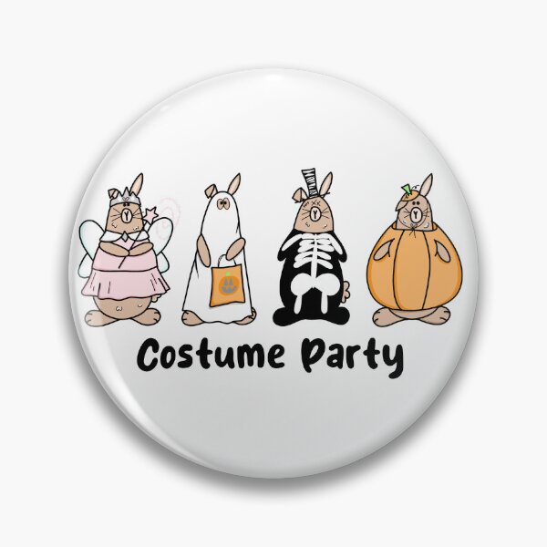 Item preview, Cute Halloween Grumpy Buns Costume Party designed and sold by JoyfulDaisy.
