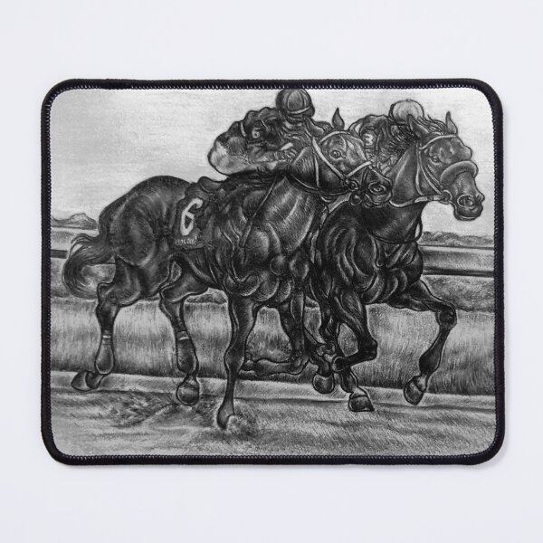 Item preview, Monomoy Girl and Letruska racehorses designed and sold by Carmen Jimenez.